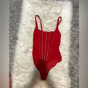 Red Bodysuit